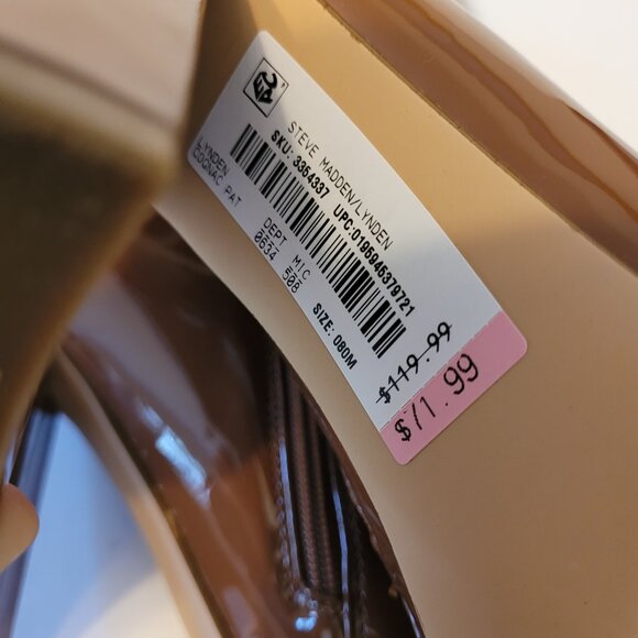 Steve Madden Lynden Patent Leather Zip Ankle Boots - Picture 12 of 13